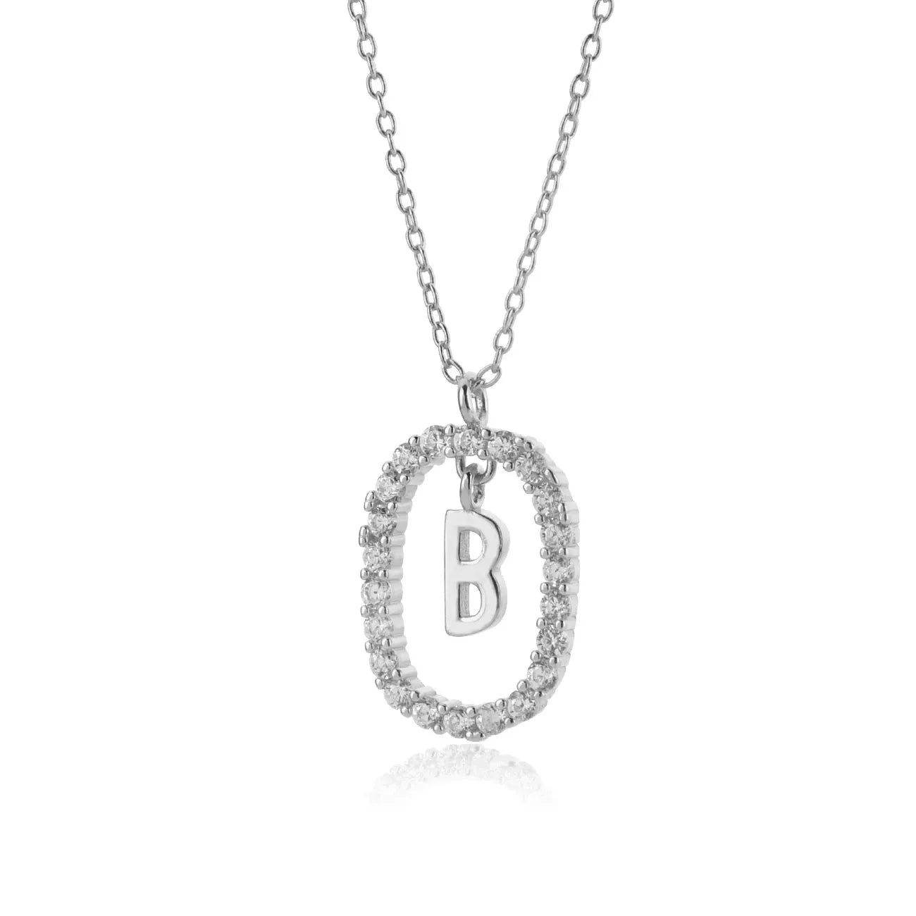 Alphabet 26 Letter A-Z Pendant Long Chain