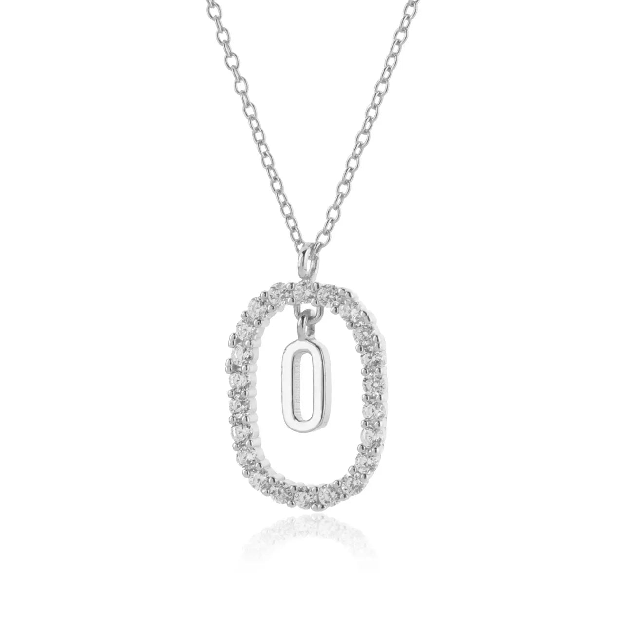 Alphabet 26 Letter A-Z Pendant Long Chain