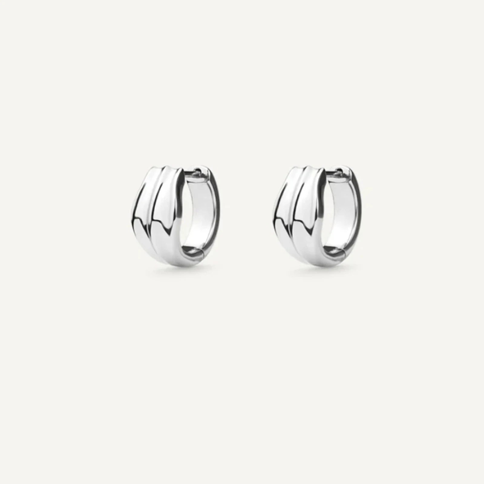 Circle Hoop Earring Piercing Huggies Plain