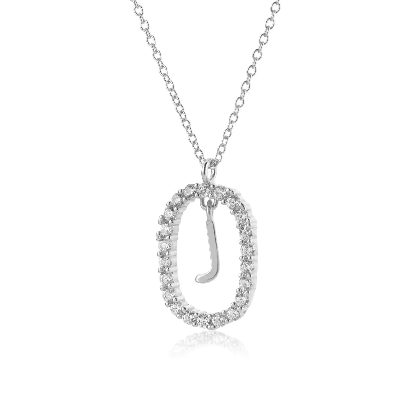 Alphabet 26 Letter A-Z Pendant Long Chain