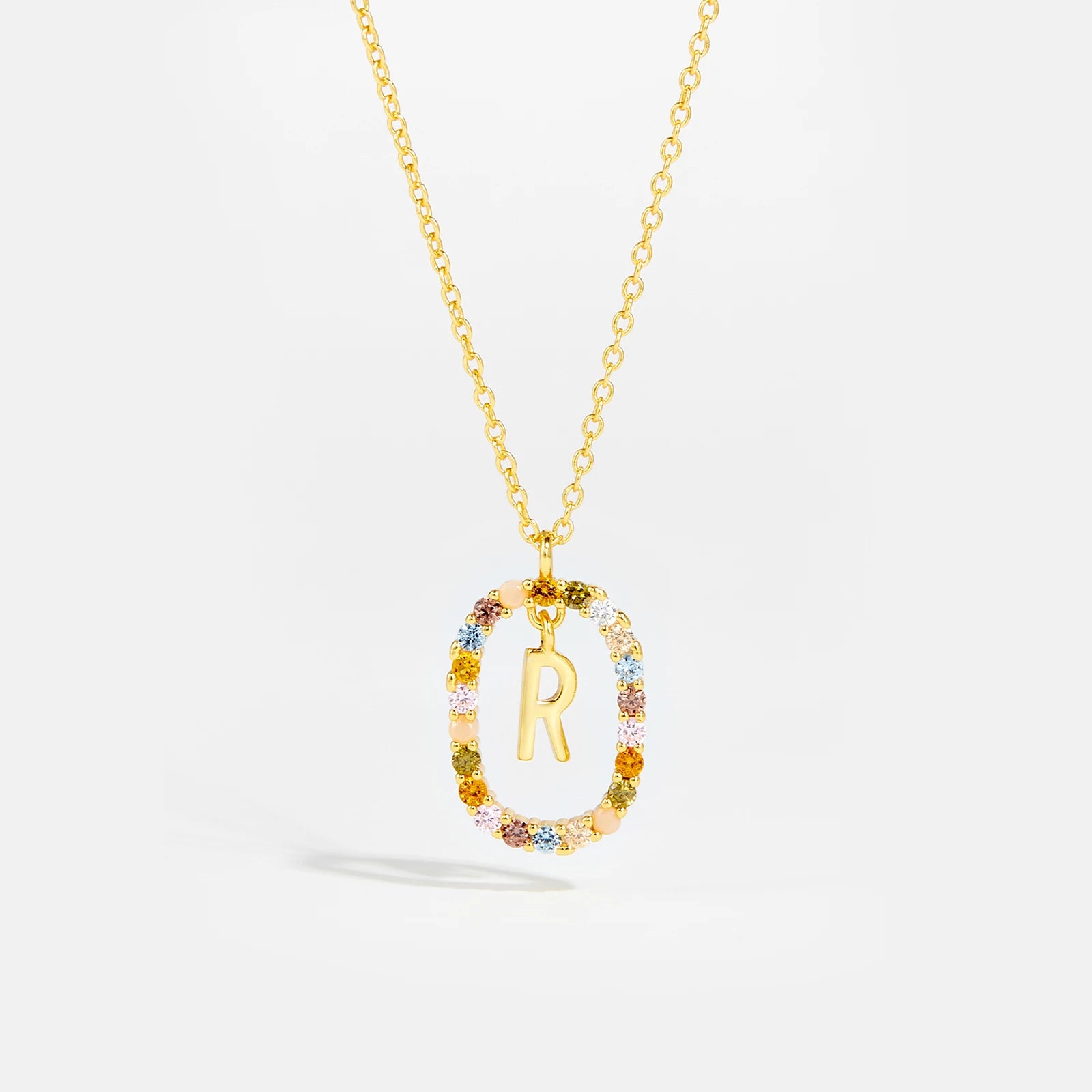 Gold Letters A - Z  Necklace, Say My Name.