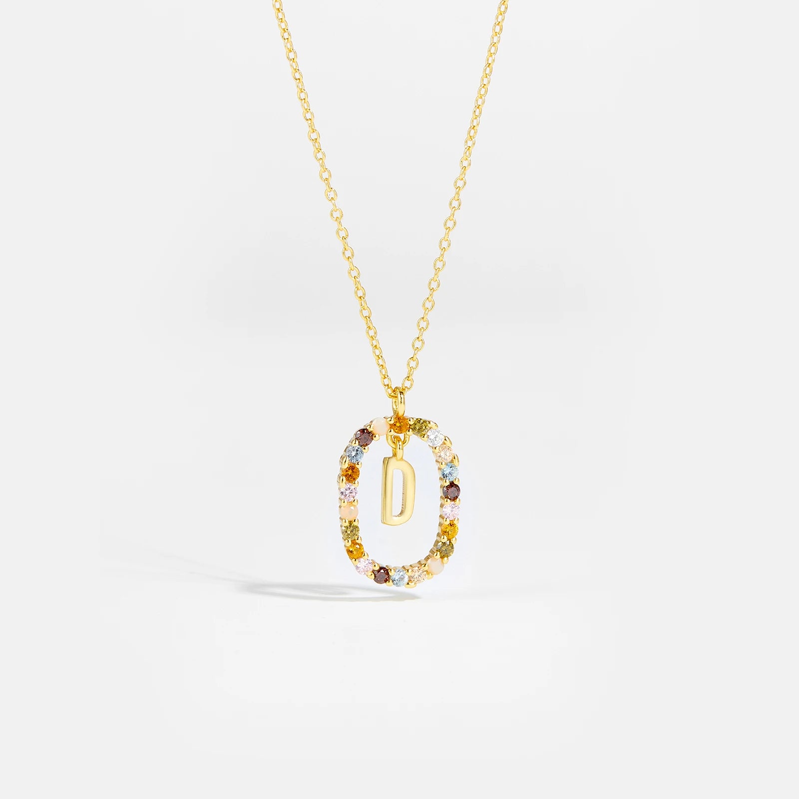 Gold Letters A - Z  Necklace, Say My Name.