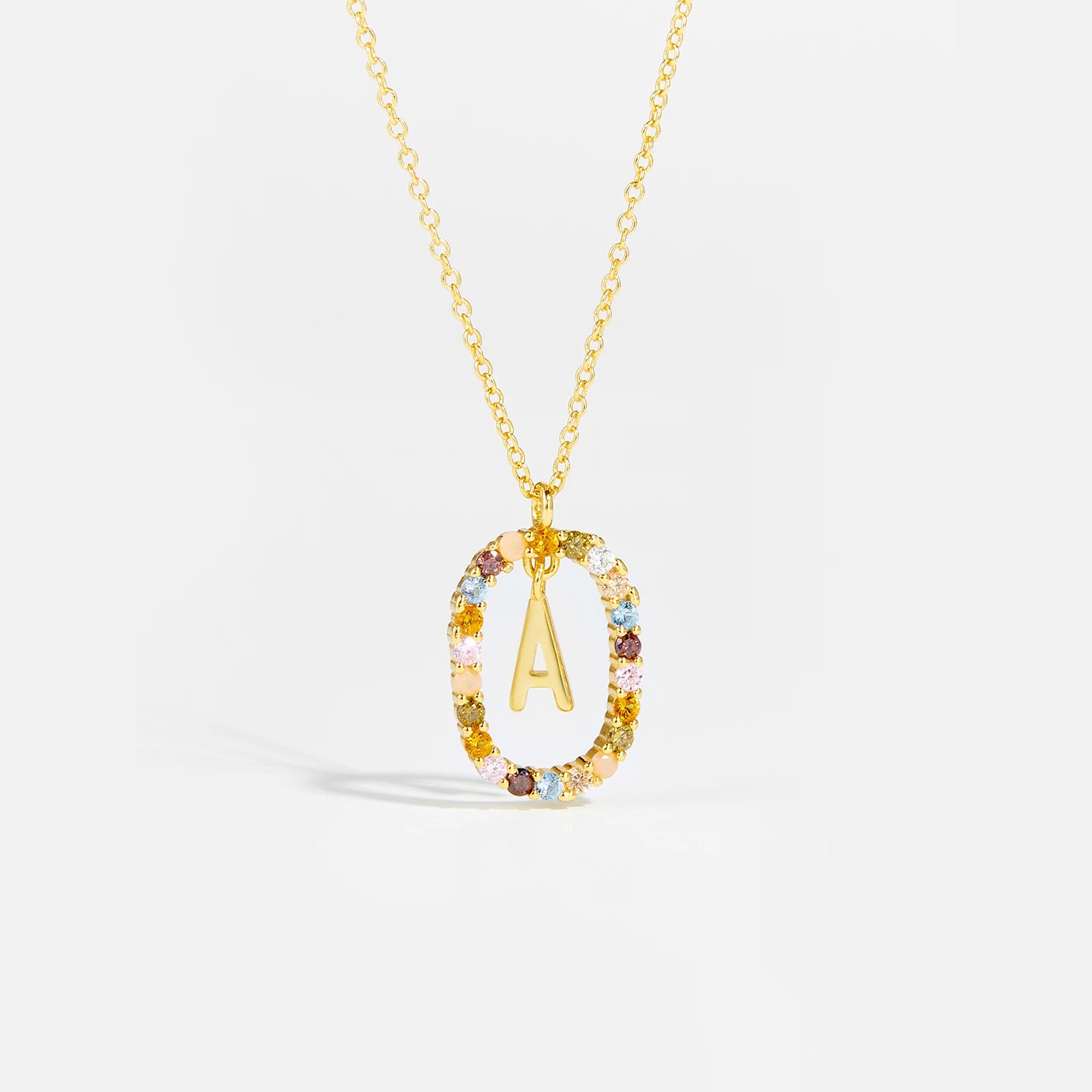 Gold Letters A - Z  Necklace, Say My Name.