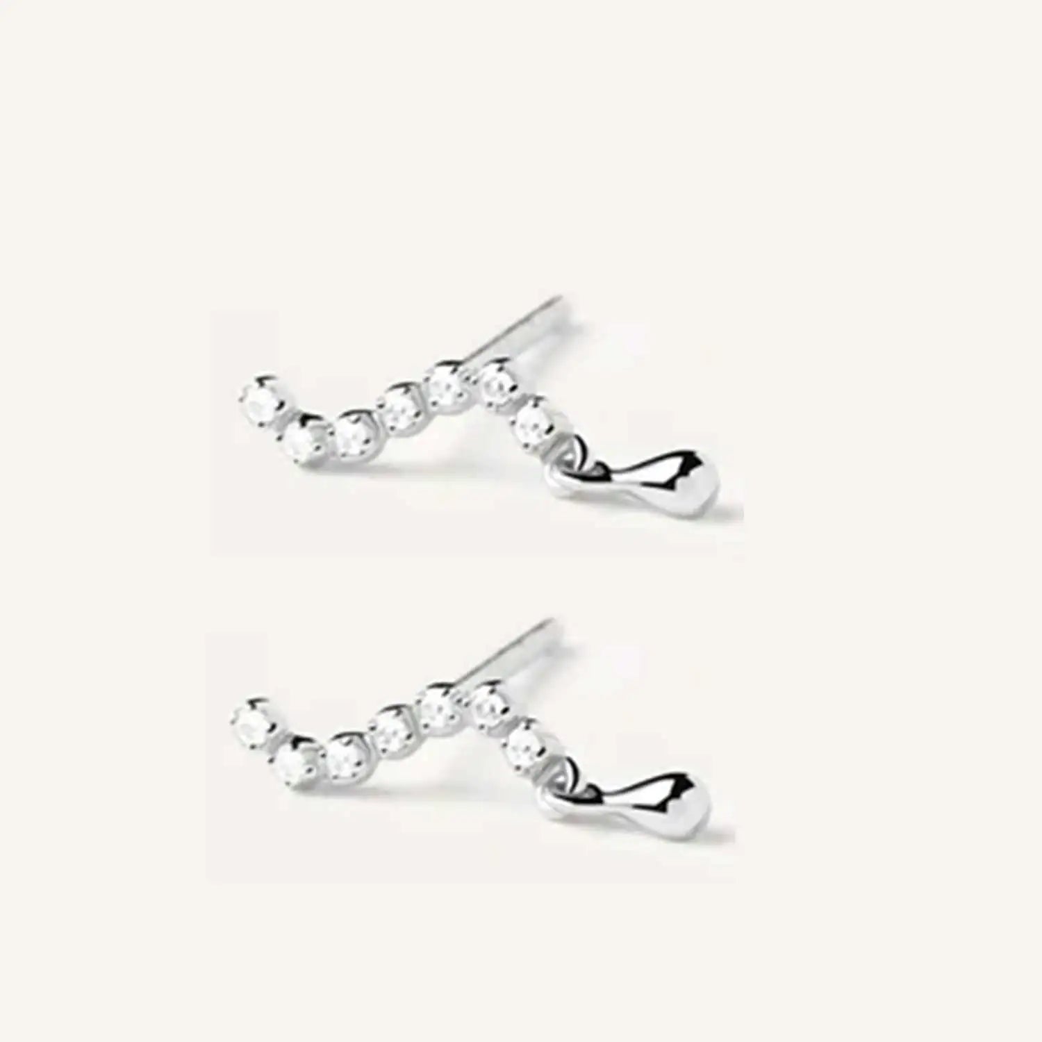 Stud Earring Line Irregular Piercing