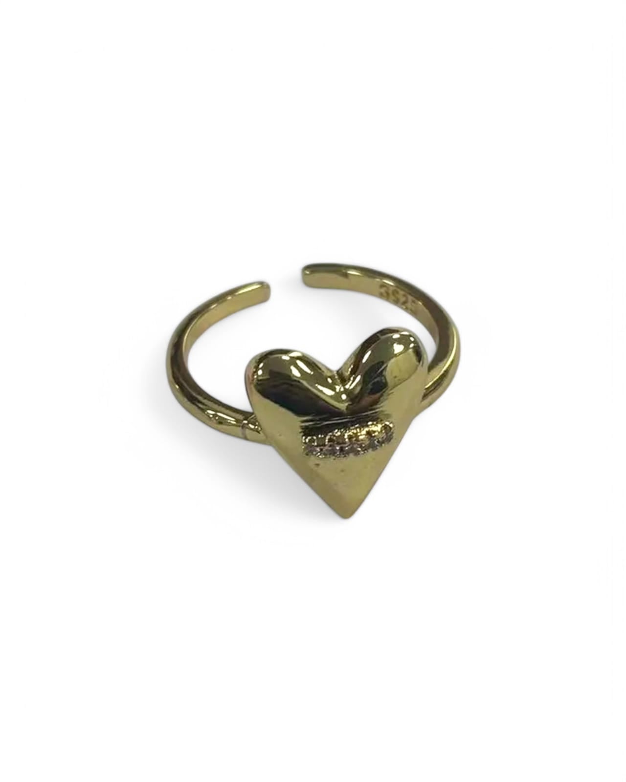 Heart Adjustable Open Ring