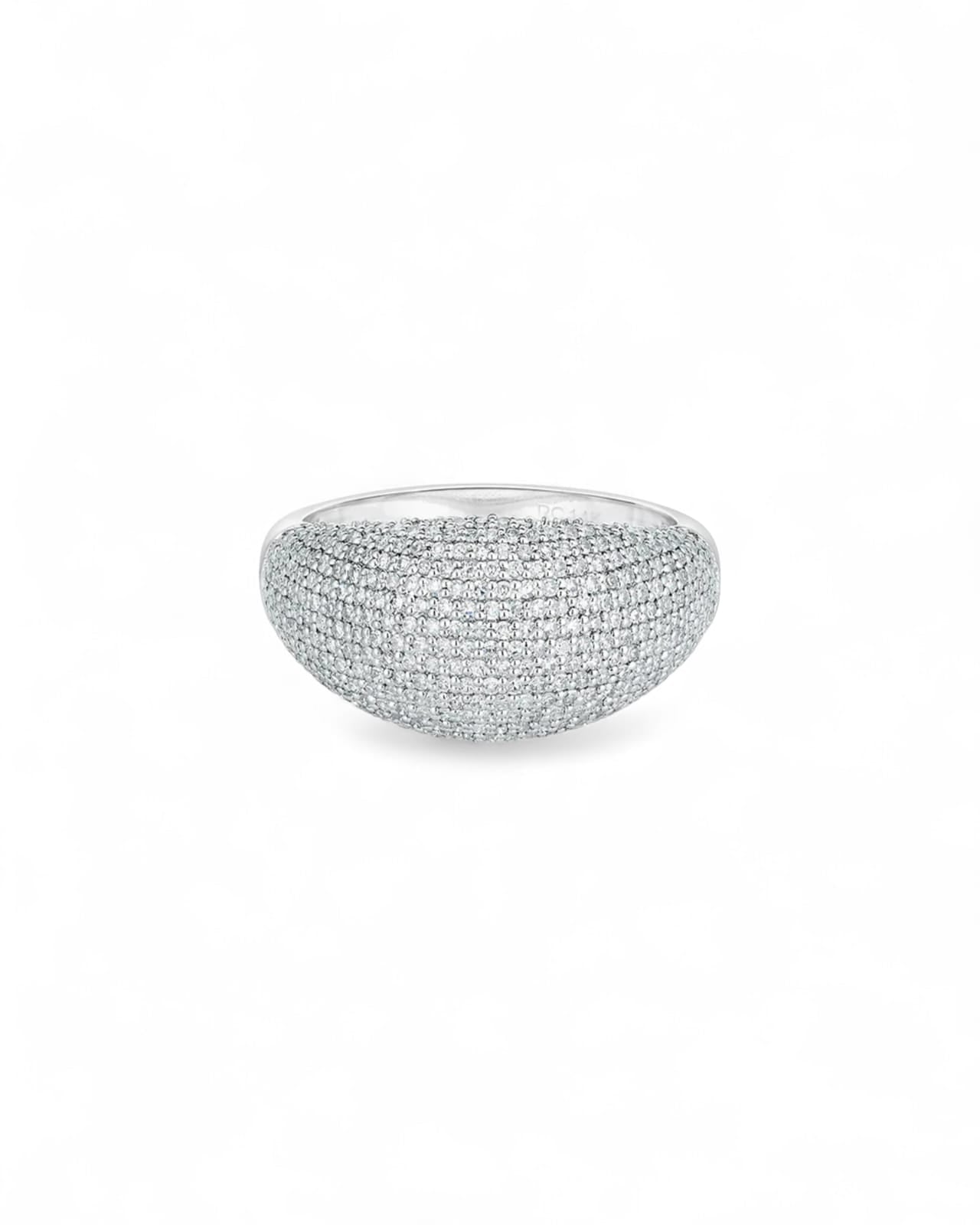 Full Zircon Pave Large Ring