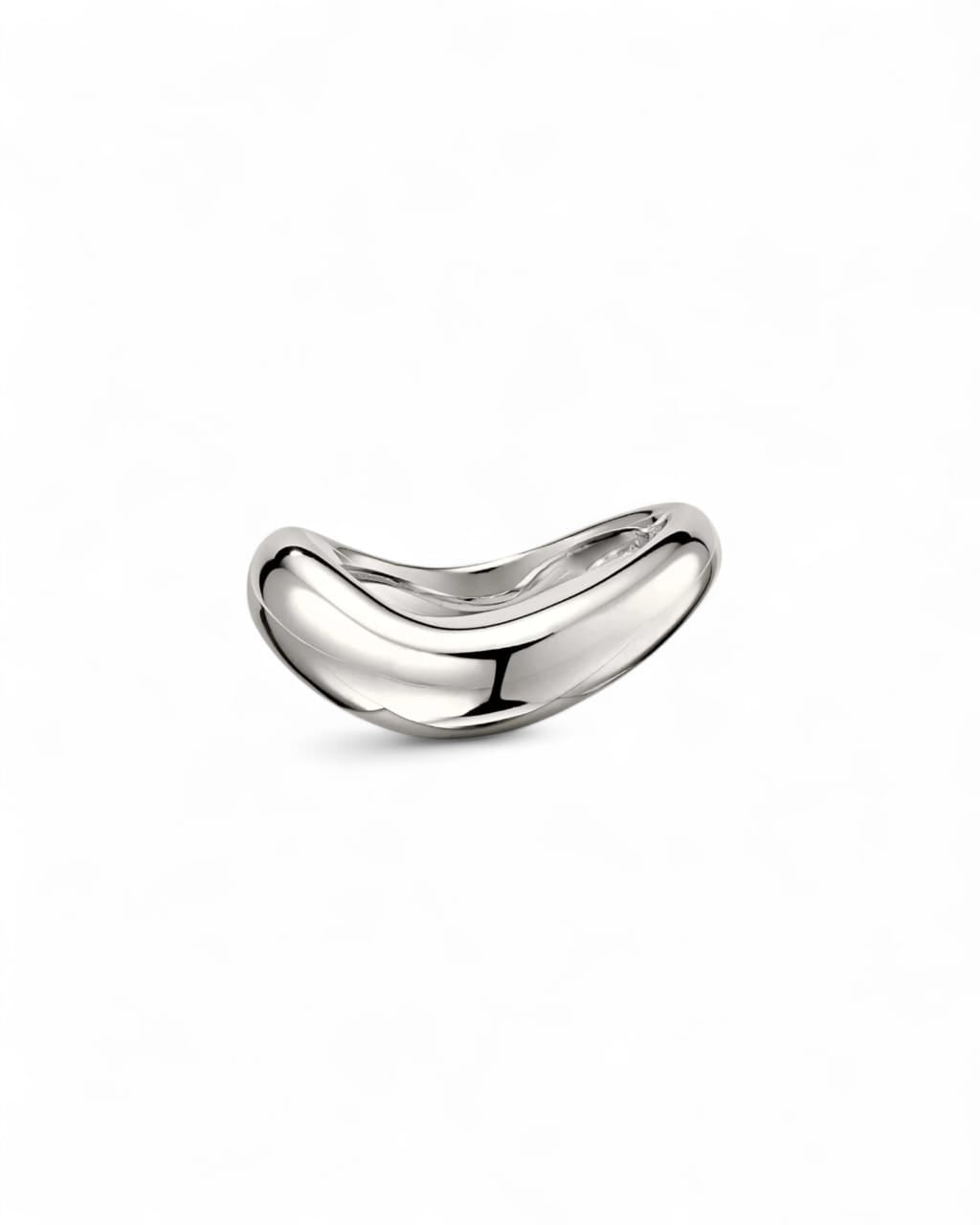 Plain Irregular Geometric Ring